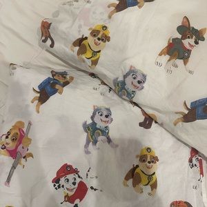 Organic Pottery Barn Paw Patrol Twin Sheet Set